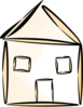 Stylized House Clip Art